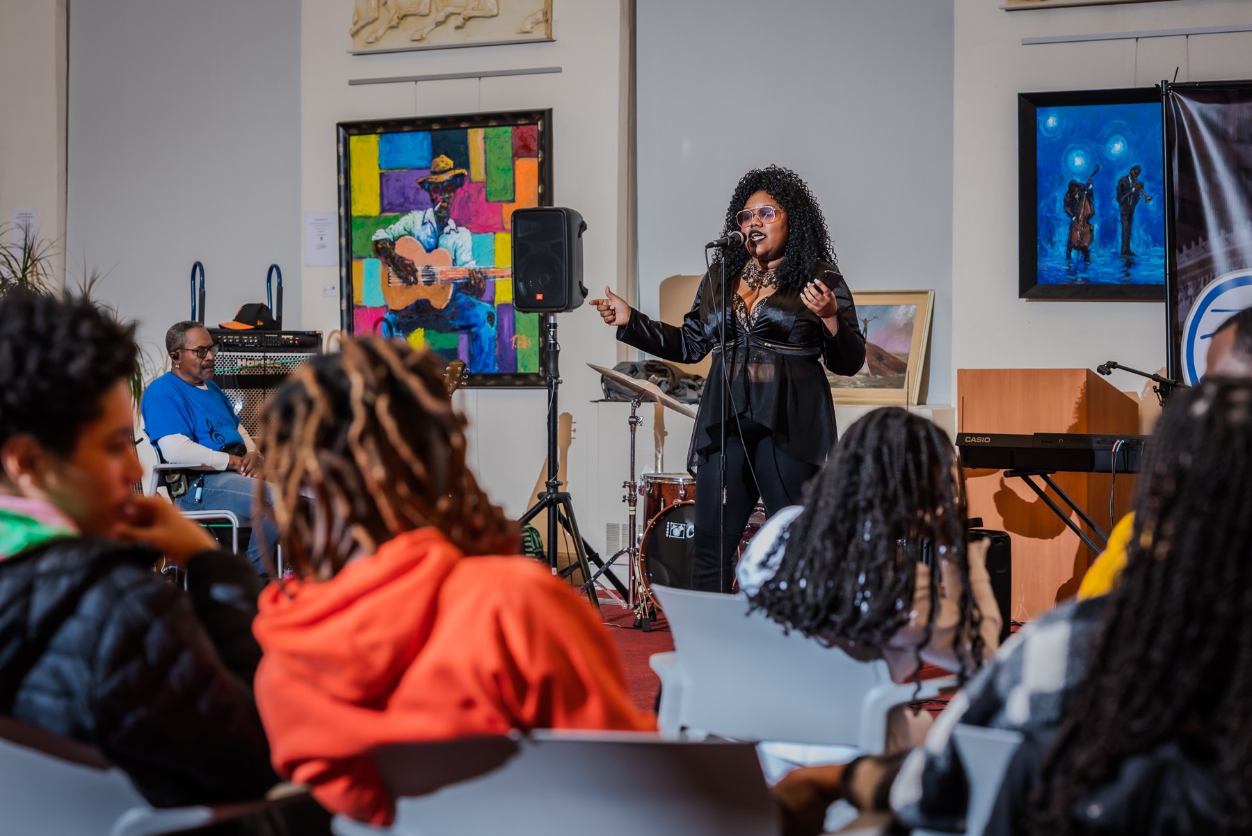 A performance at Delaware Music Network's Open Mic Jam Session