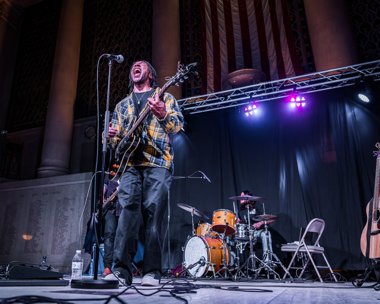 Seth Witcher performing at Wide Awake Festival